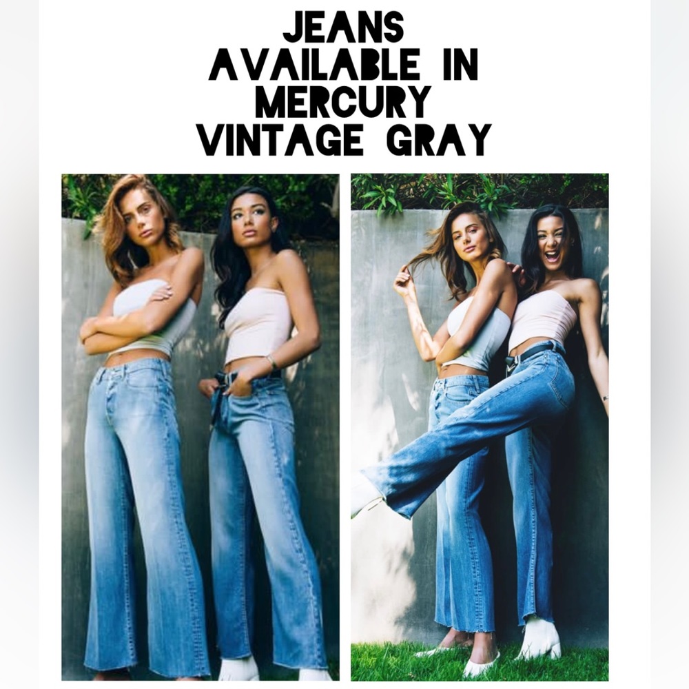 🆕 NWT Fidelity Jeans | Talia Wide Leg High Waist | Mercury Vintage Gray
